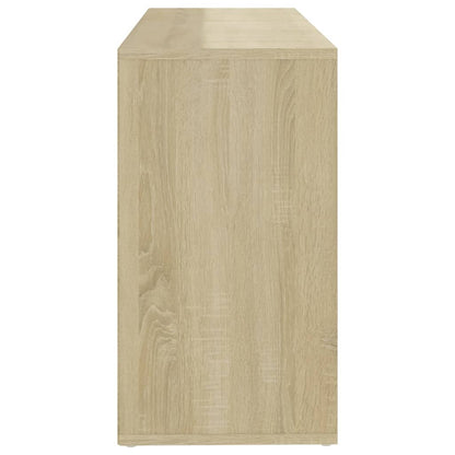 Scarpiera Panchina Bianca Rovere Sonoma 103X30X54,5 Multistrato