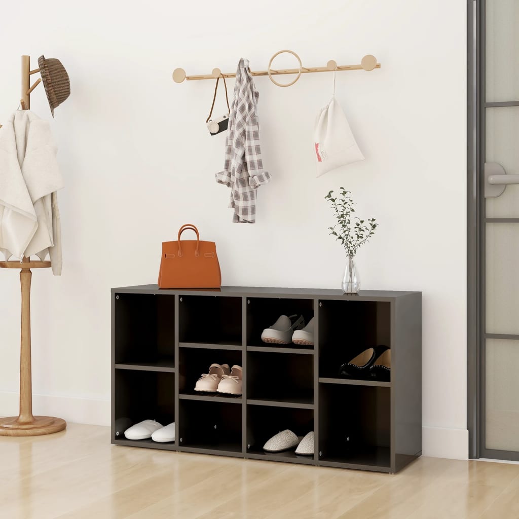 Scarpiera Panchina Bianca Rovere Sonoma 103X30X54,5 Multistrato