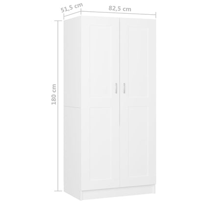 Armadio 82,5X51,5X180 Cm In Legno Multistrato