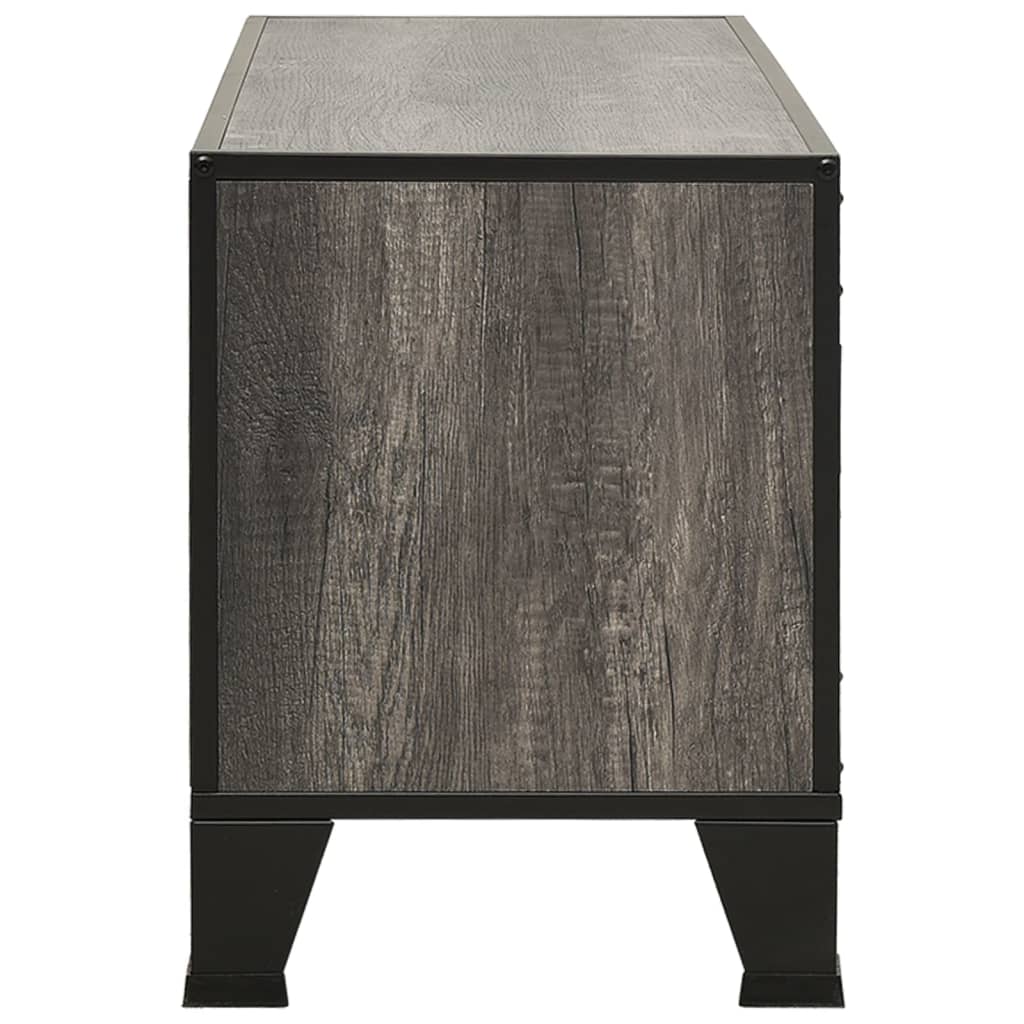 Mobile Porta Tv 105X36X47 Cm In Metallo E Mdf