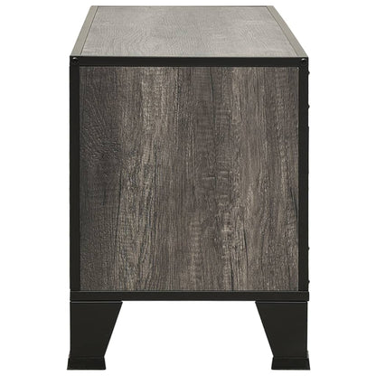 Mobile Porta Tv 105X36X47 Cm In Metallo E Mdf