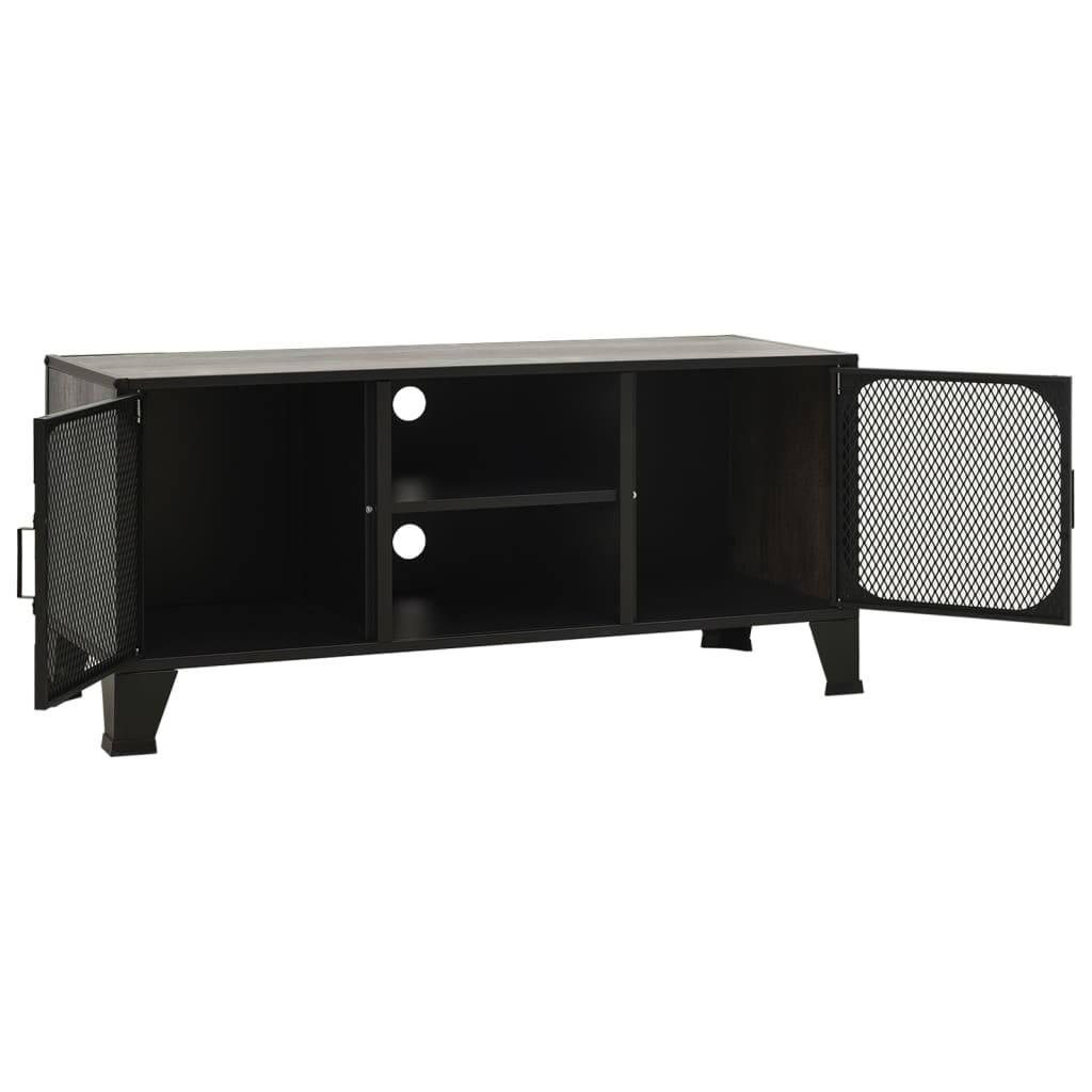 Mobile Porta Tv 105X36X47 Cm In Metallo E Mdf