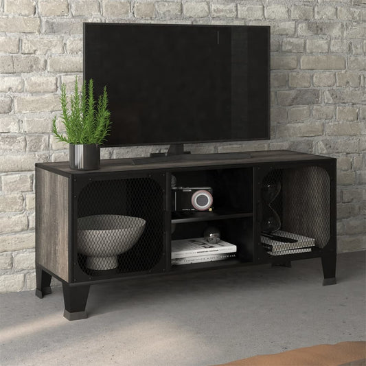 Mobile Porta Tv 105X36X47 Cm In Metallo E Mdf