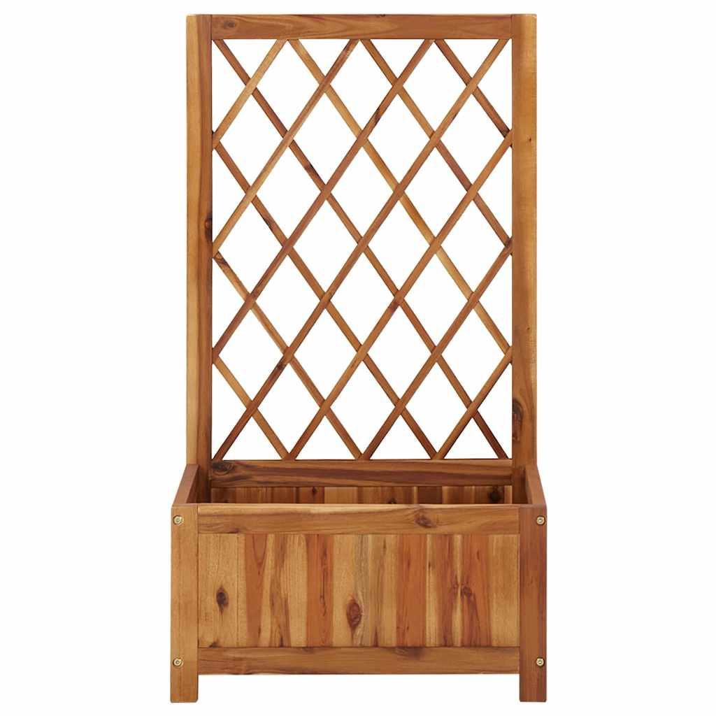 Letto Rialzato Da Giardino Con Graticcio In Massello Di Acacia