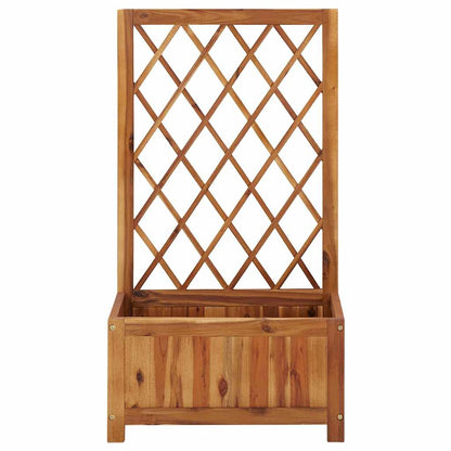 Letto Rialzato Da Giardino Con Graticcio In Massello Di Acacia