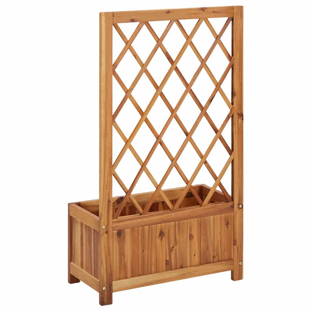 Letto Rialzato Da Giardino Con Graticcio In Massello Di Acacia