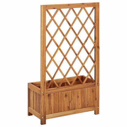 Letto Rialzato Da Giardino Con Graticcio In Massello Di Acacia