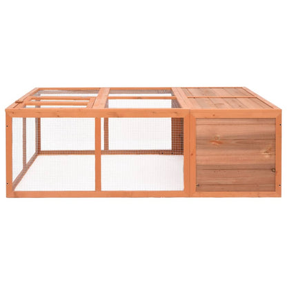 Gabbia Per Animali Da Giardino 150X100X50 Cm Massello Di Abete