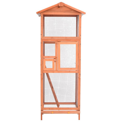 Gabbia Per Uccelli 68X62X166 Cm In Legno Di Abete