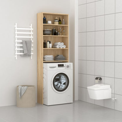 Mobile Per Lavatrice 64X24X190 Cm