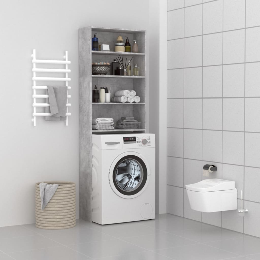 Mobile Per Lavatrice 64X24X190 Cm