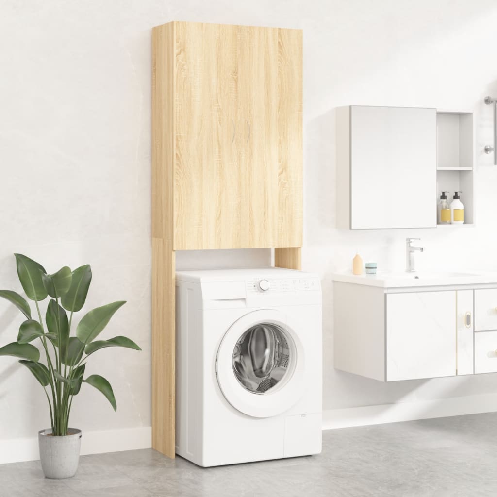 Mobile Per Lavatrice 64X25,5X190 Cm