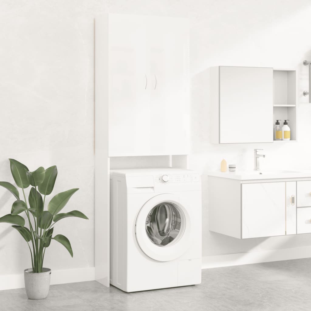 Mobile Per Lavatrice 64X25,5X190 Cm