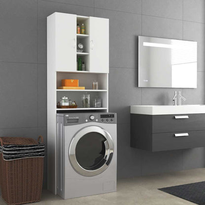 Mobile Per Lavatrice 64X25,5X190 Cm