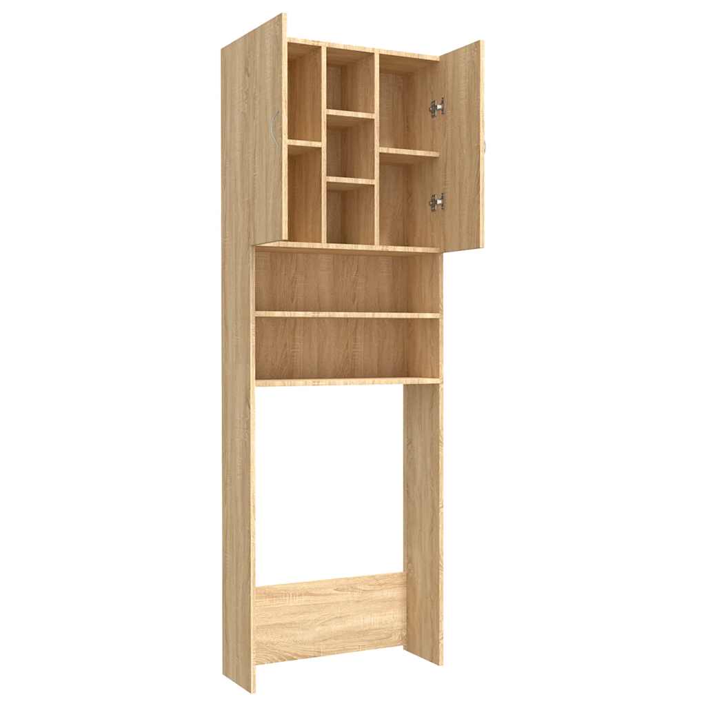 Mobile Per Lavatrice 64X25,5X190 Cm