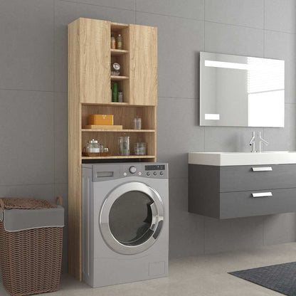Mobile Per Lavatrice 64X25,5X190 Cm