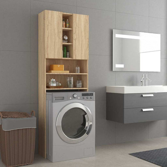 Mobile Per Lavatrice 64X25,5X190 Cm