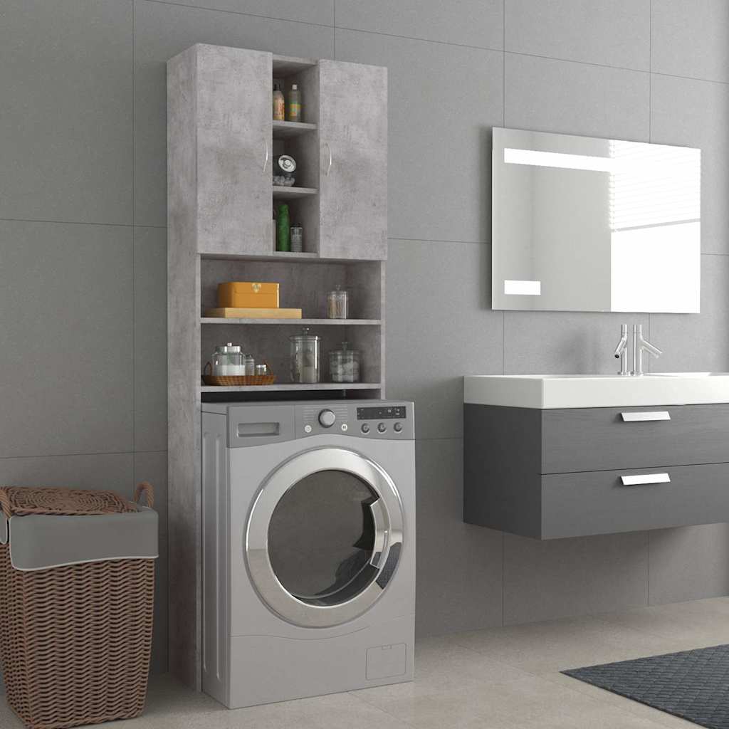 Mobile Per Lavatrice 64X25,5X190 Cm