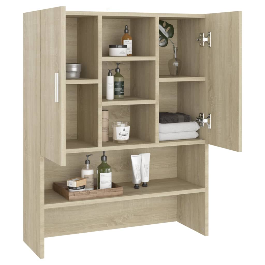 Mobile Per Lavatrice Rovere Sonoma 70,5X25,5X90 Cm
