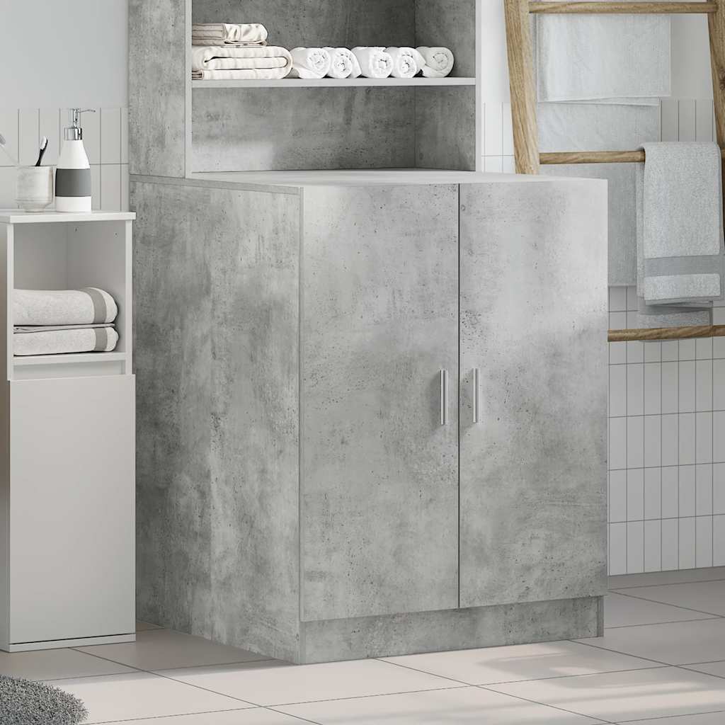 Mobile Per Lavatrice Grigio Cemento 71X71,5X91,5 Cm