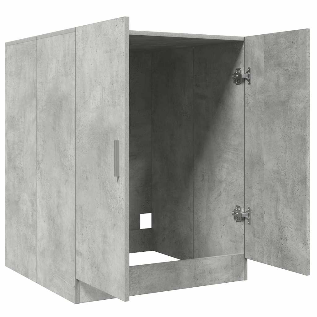 Mobile Per Lavatrice Grigio Cemento 71X71,5X91,5 Cm