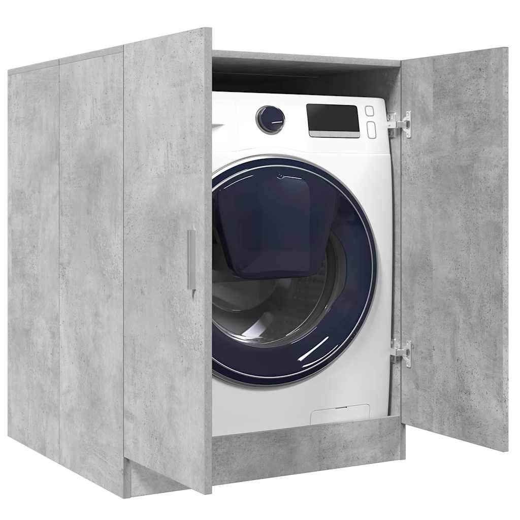 Mobile Per Lavatrice Grigio Cemento 71X71,5X91,5 Cm