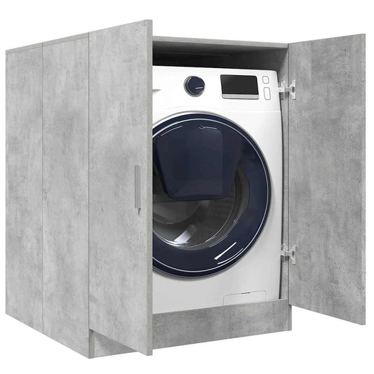 Mobile Per Lavatrice Grigio Cemento 71X71,5X91,5 Cm