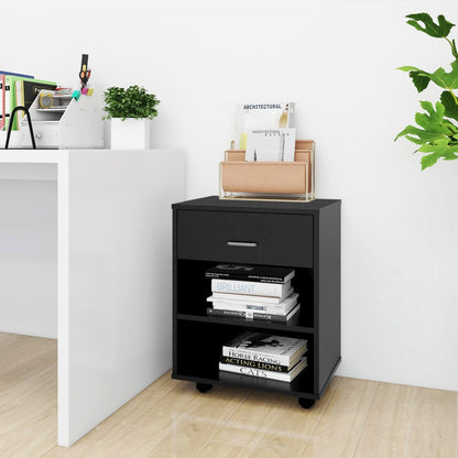 Mobiletto Con Ruote 46X36X59 Cm In Truciolato