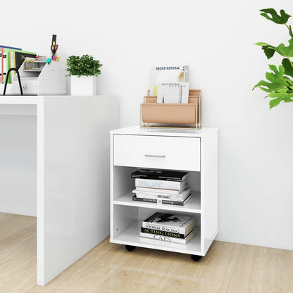 Mobiletto Con Ruote 46X36X59 Cm In Truciolato