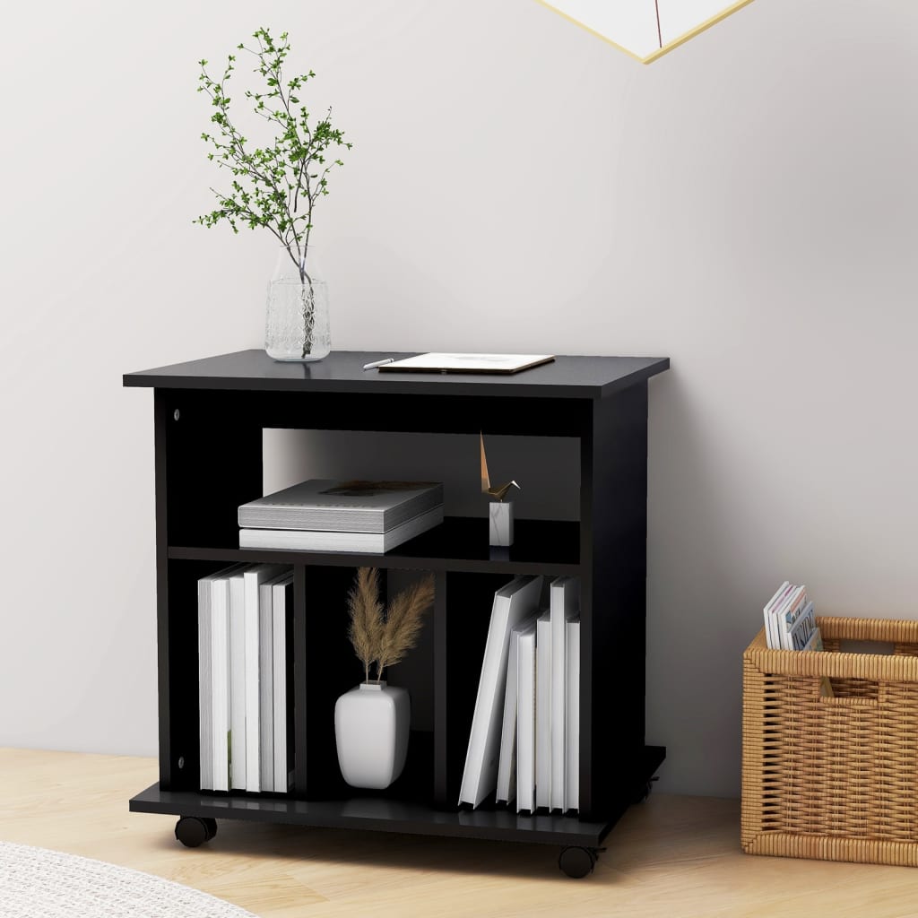 Mobiletto Con Ruote 60X45X60 Cm In Legno Multistrato