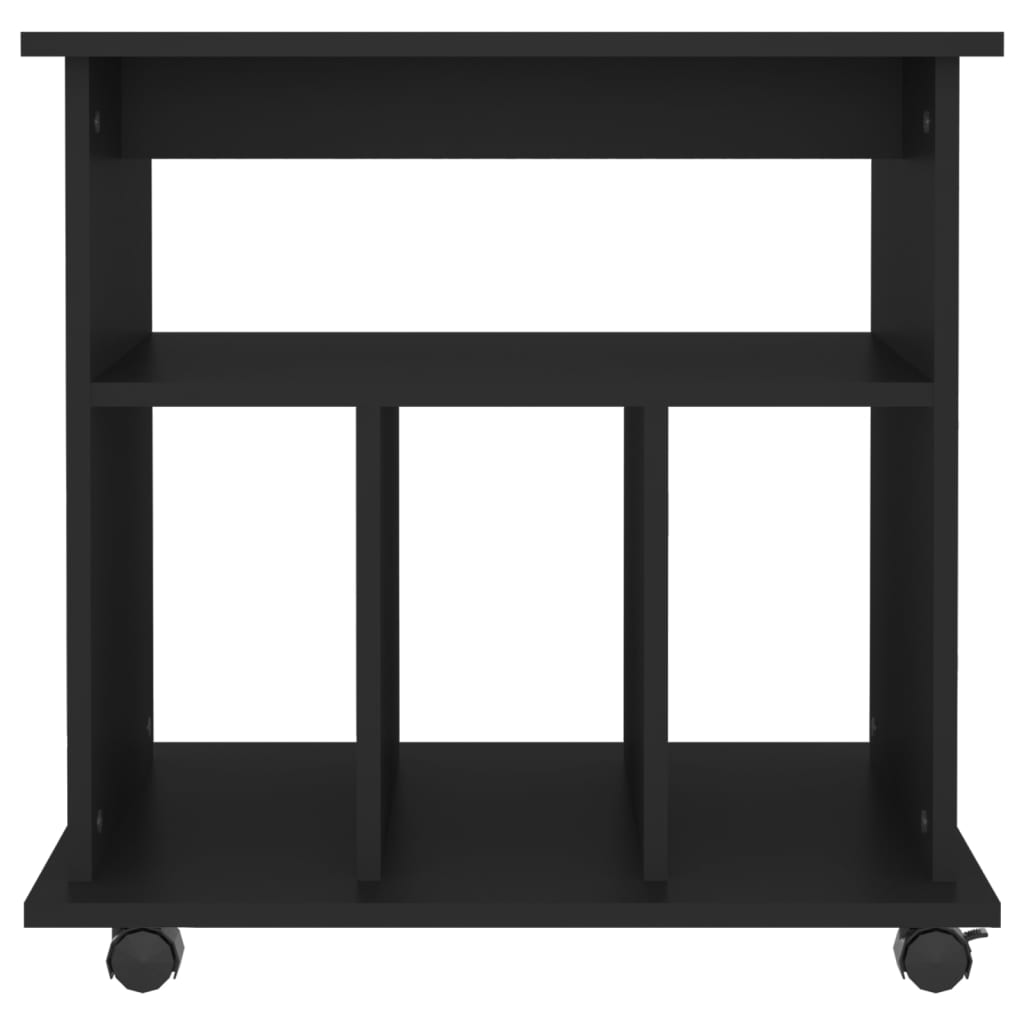 Mobiletto Con Ruote 60X45X60 Cm In Legno Multistrato