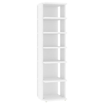 Scarpiere 2 Pz Bianche 27,5X27X102 Cm In Legno Multistrato