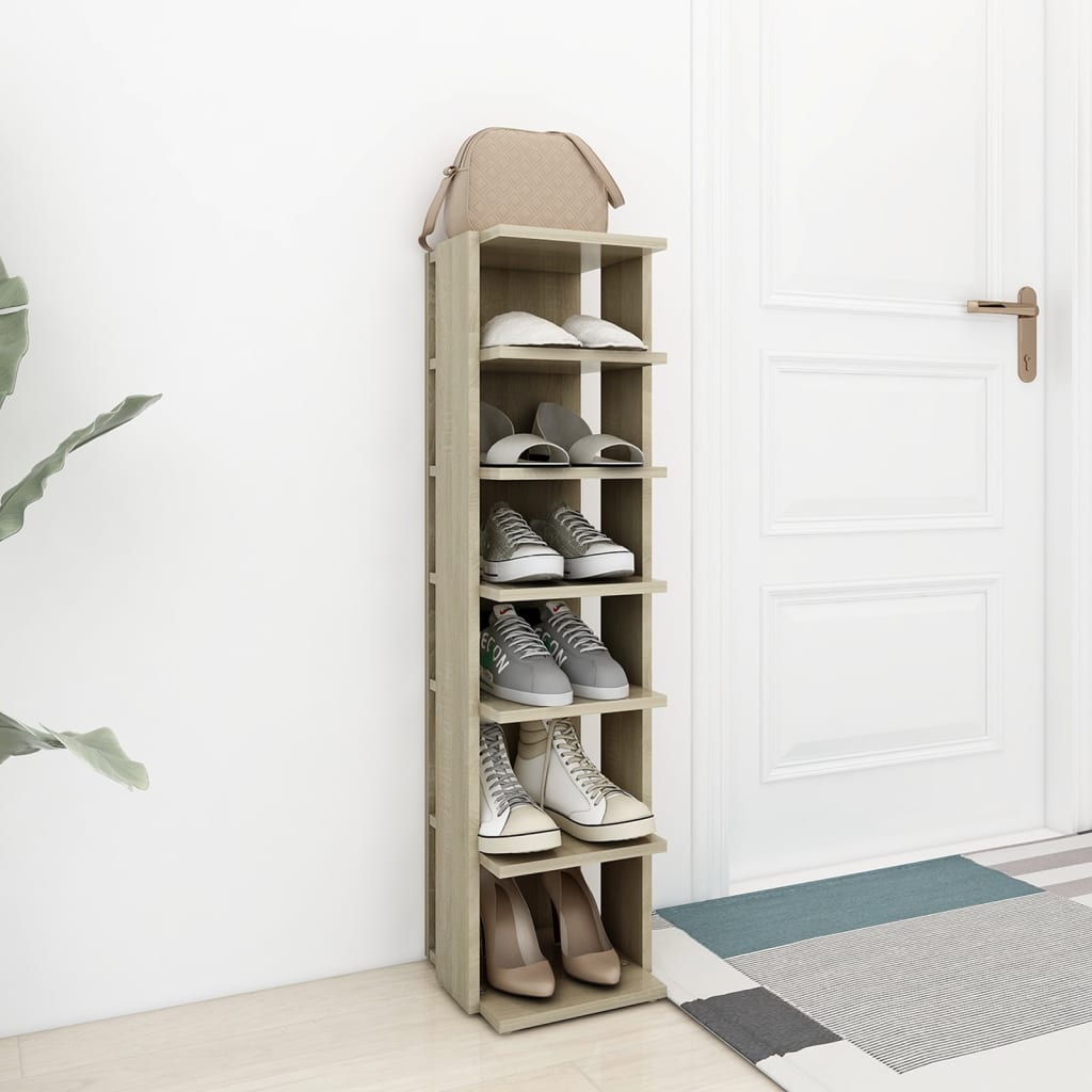 Scarpiera 27,5X27X102 Cm In Legno Multistrato