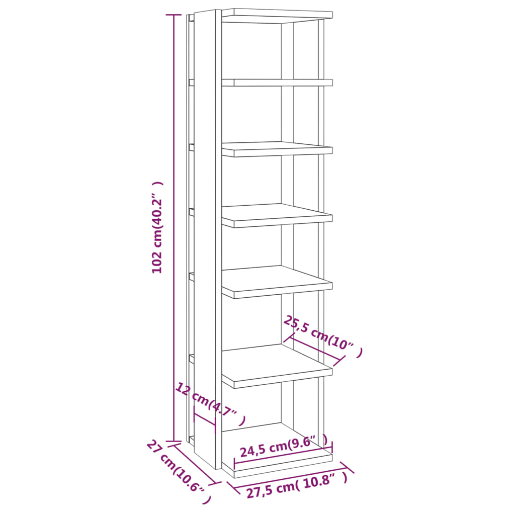 Scarpiere 2 Pz 27,5X27X102 Cm