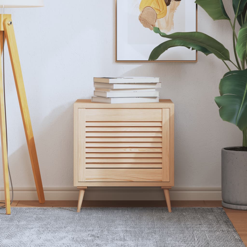 Ante Con Design A Lamelle 2 Pz 61,5X39,4 Cm In Legno Di Pino