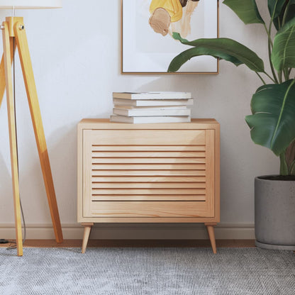 Ante Con Design A Lamelle 2 Pz 61,5X39,4 Cm In Legno Di Pino