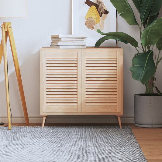 Ante Con Design A Lamelle 2 Pz 61,5X39,4 Cm In Legno Di Pino