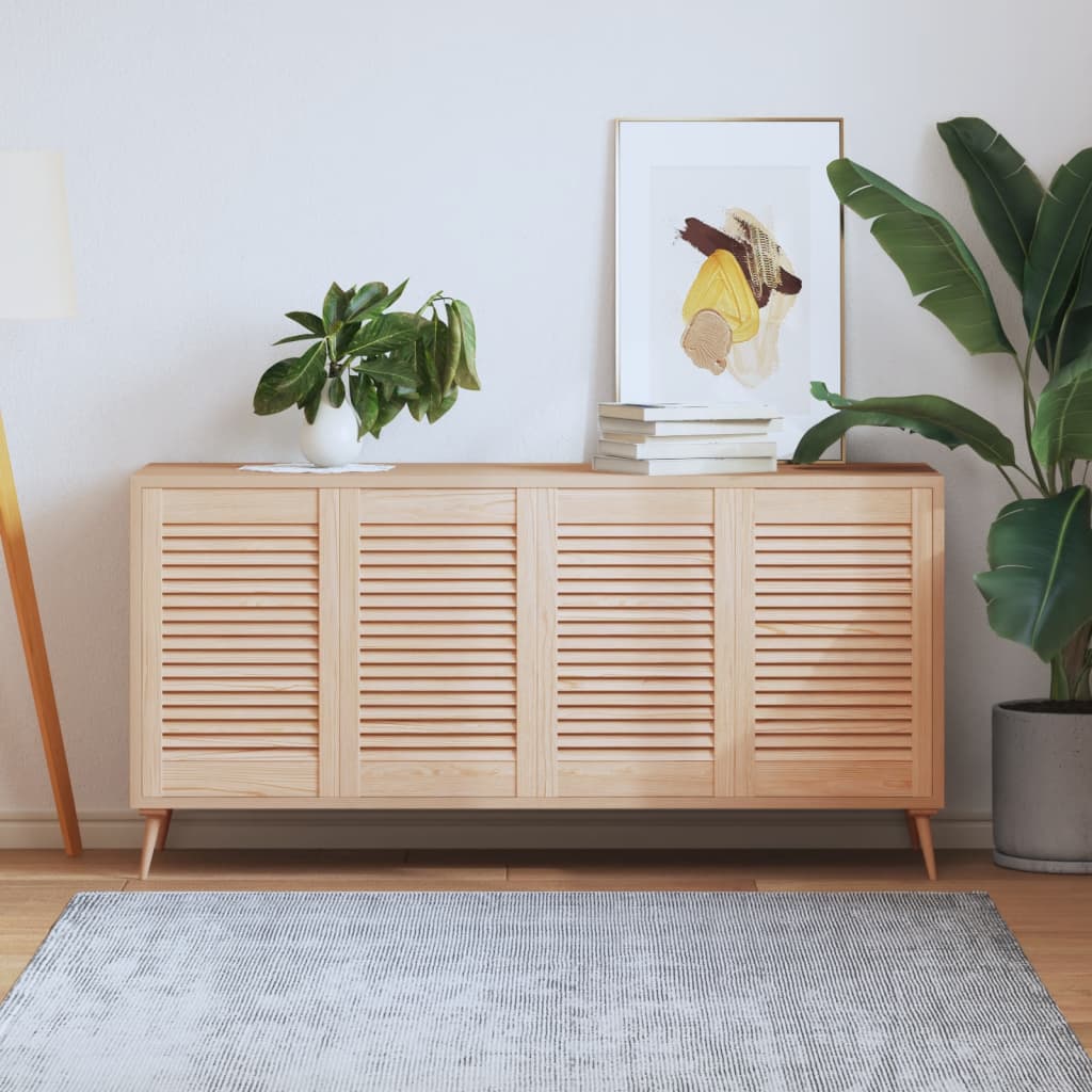 Ante Con Design A Lamelle 2 Pz 61,5X39,4 Cm In Legno Di Pino