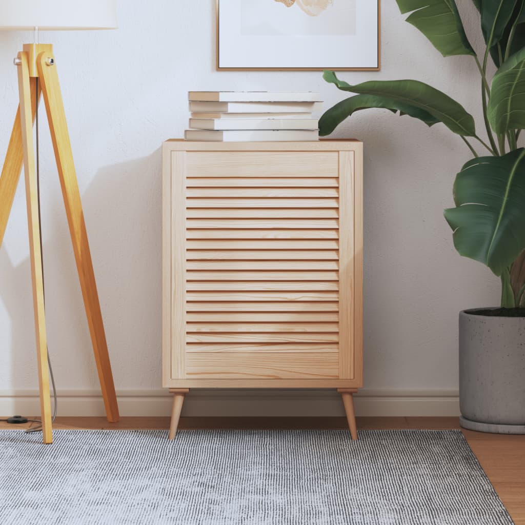 Ante Con Design A Lamelle 2 Pz 61,5X39,4 Cm In Legno Di Pino
