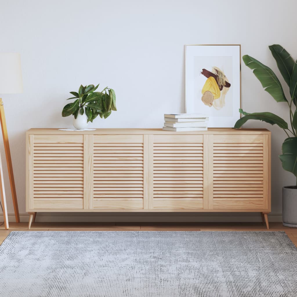 Ante Con Design A Lamelle 2 Pz 61,5X39,4 Cm In Legno Di Pino