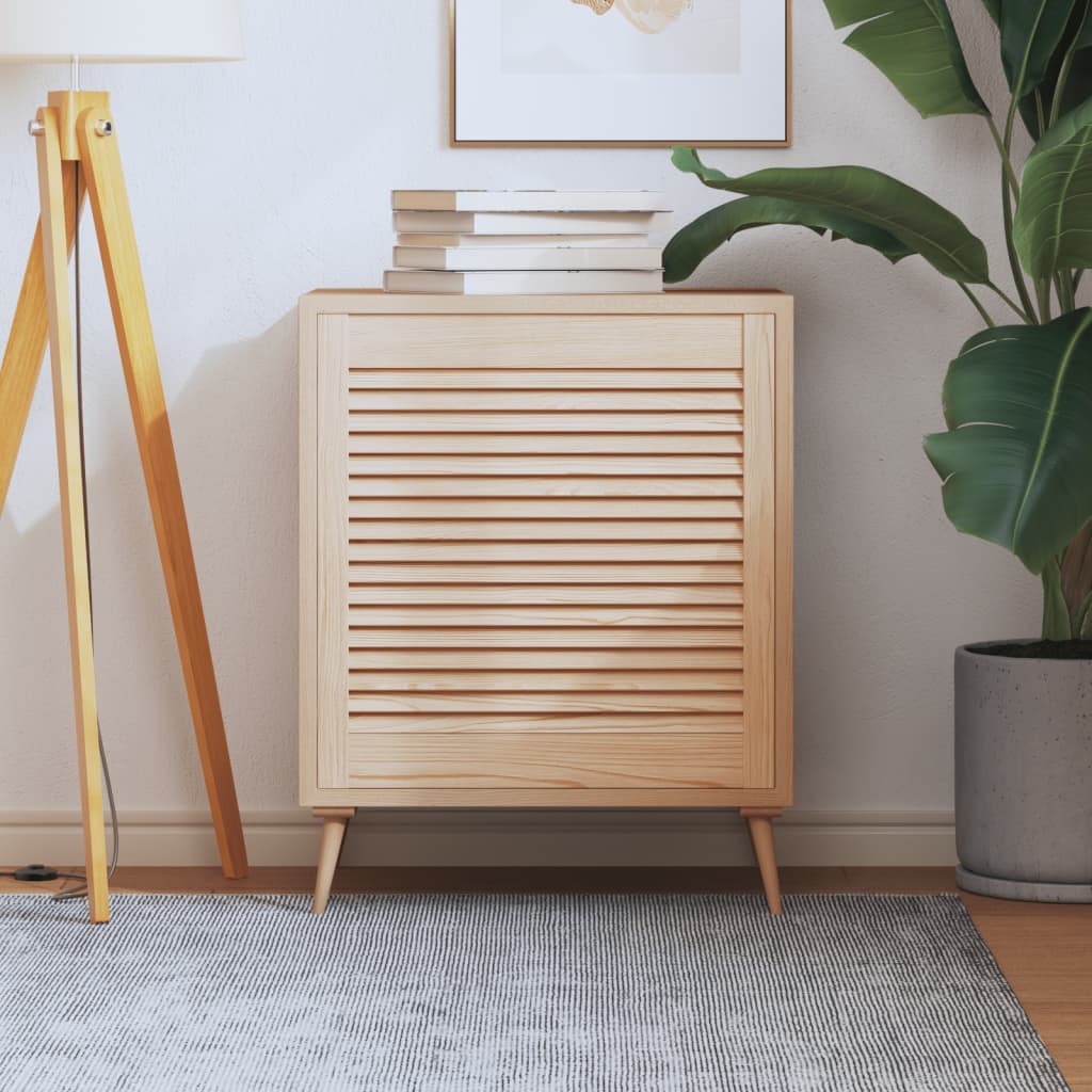 Ante Con Design A Lamelle 2 Pz 61,5X39,4 Cm In Legno Di Pino