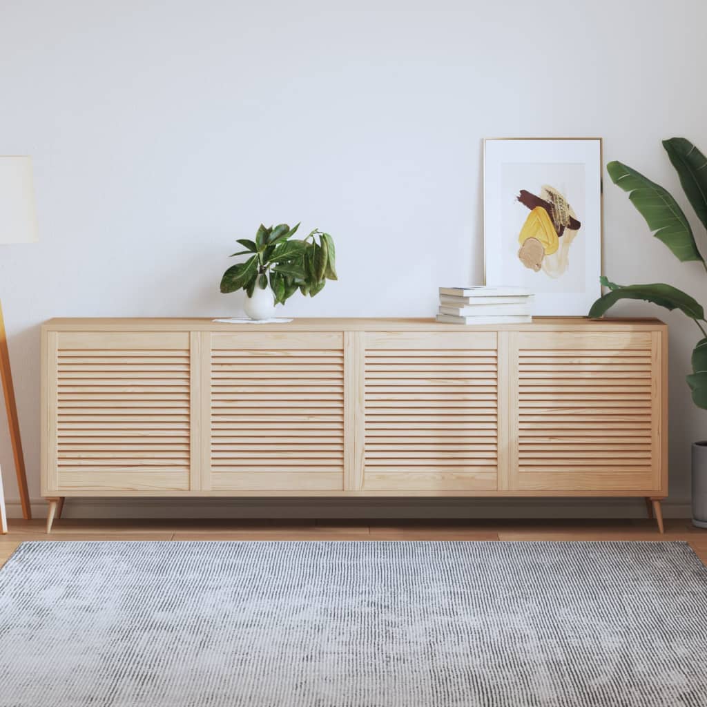 Ante Con Design A Lamelle 2 Pz 61,5X39,4 Cm In Legno Di Pino