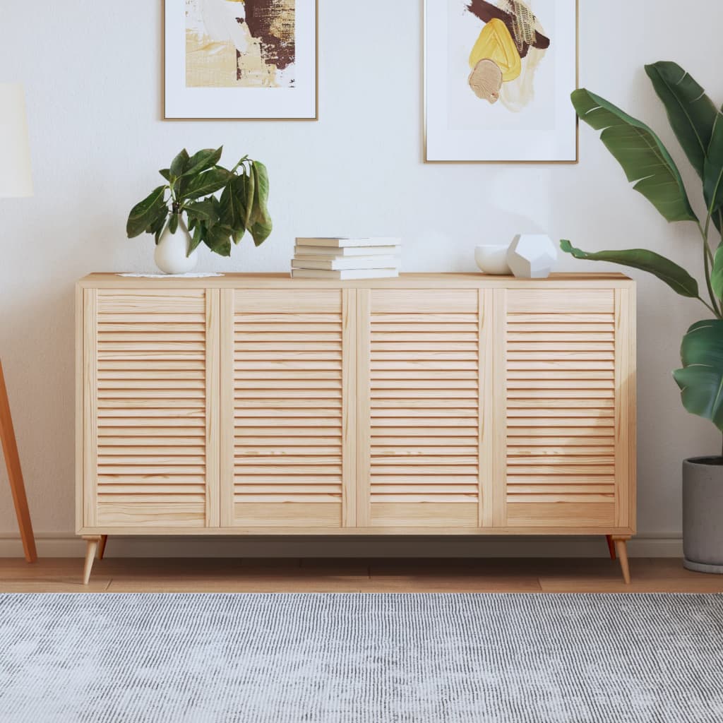 Ante Con Design A Lamelle 2 Pz 61,5X39,4 Cm In Legno Di Pino