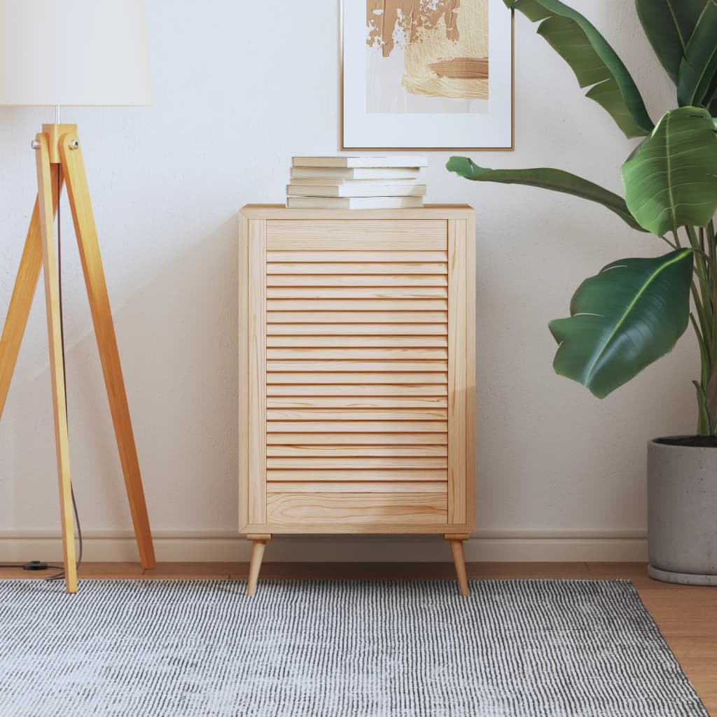 Ante Con Design A Lamelle 2 Pz 61,5X39,4 Cm In Legno Di Pino