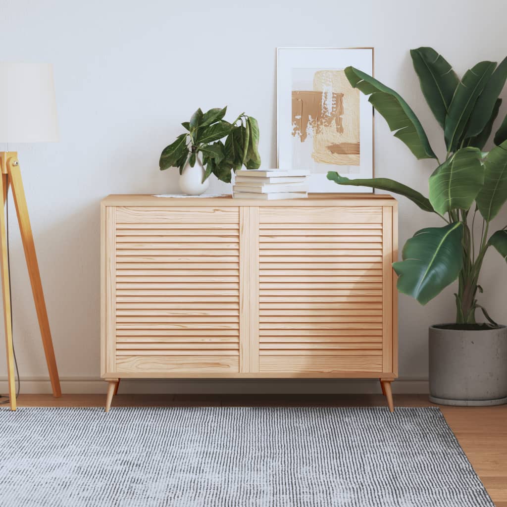 Ante Con Design A Lamelle 2 Pz 61,5X39,4 Cm In Legno Di Pino
