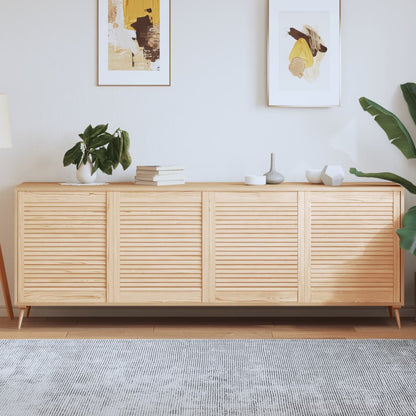 Ante Con Design A Lamelle 2 Pz 61,5X39,4 Cm In Legno Di Pino