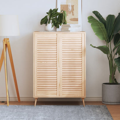 Ante Con Design A Lamelle 2 Pz 61,5X39,4 Cm In Legno Di Pino