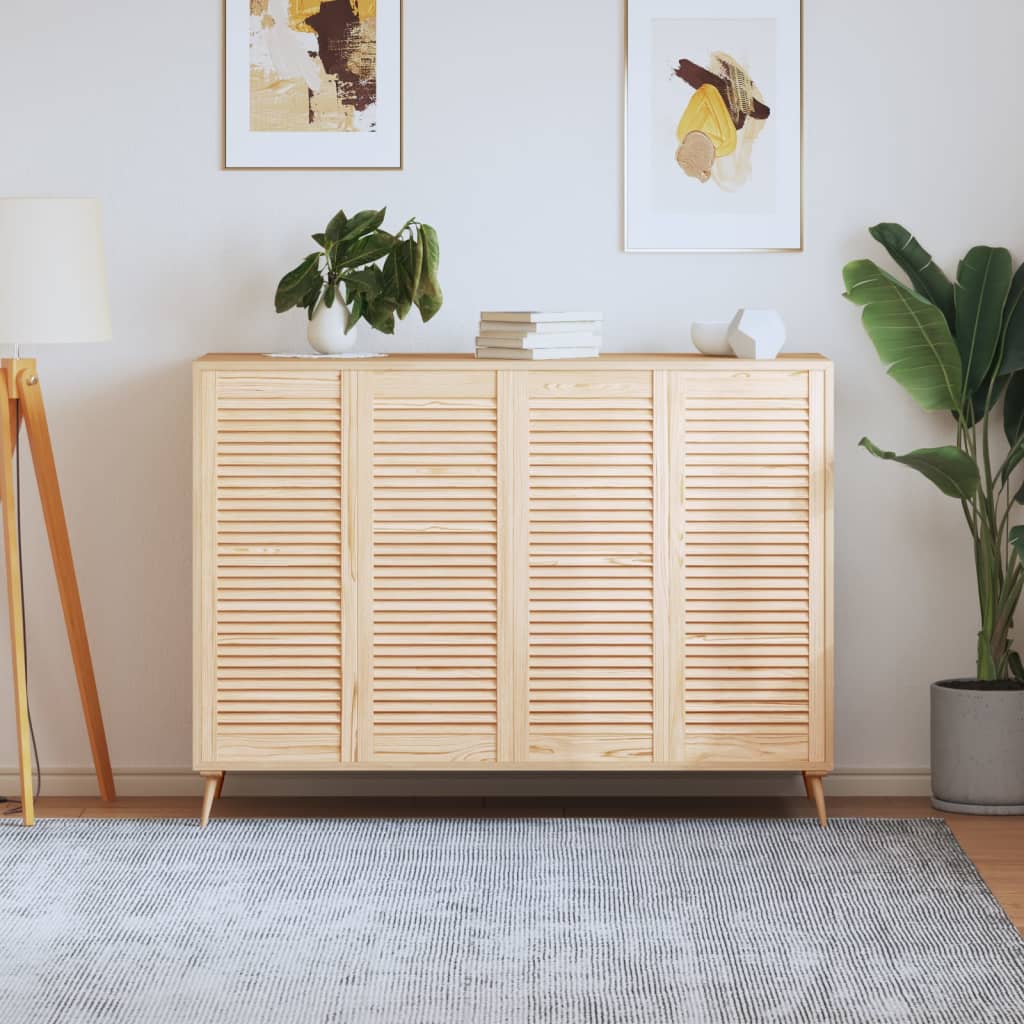 Ante Con Design A Lamelle 2 Pz 61,5X39,4 Cm In Legno Di Pino