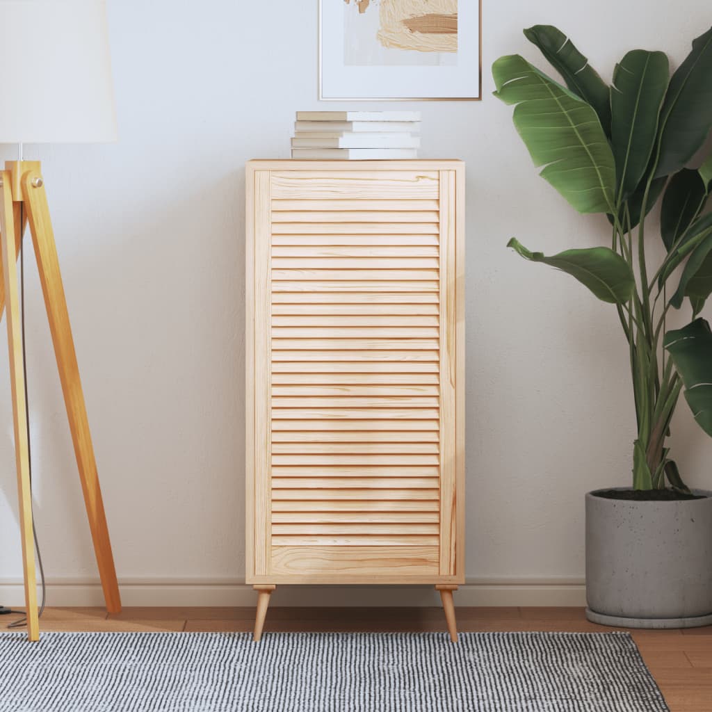 Ante Con Design A Lamelle 2 Pz 61,5X39,4 Cm In Legno Di Pino