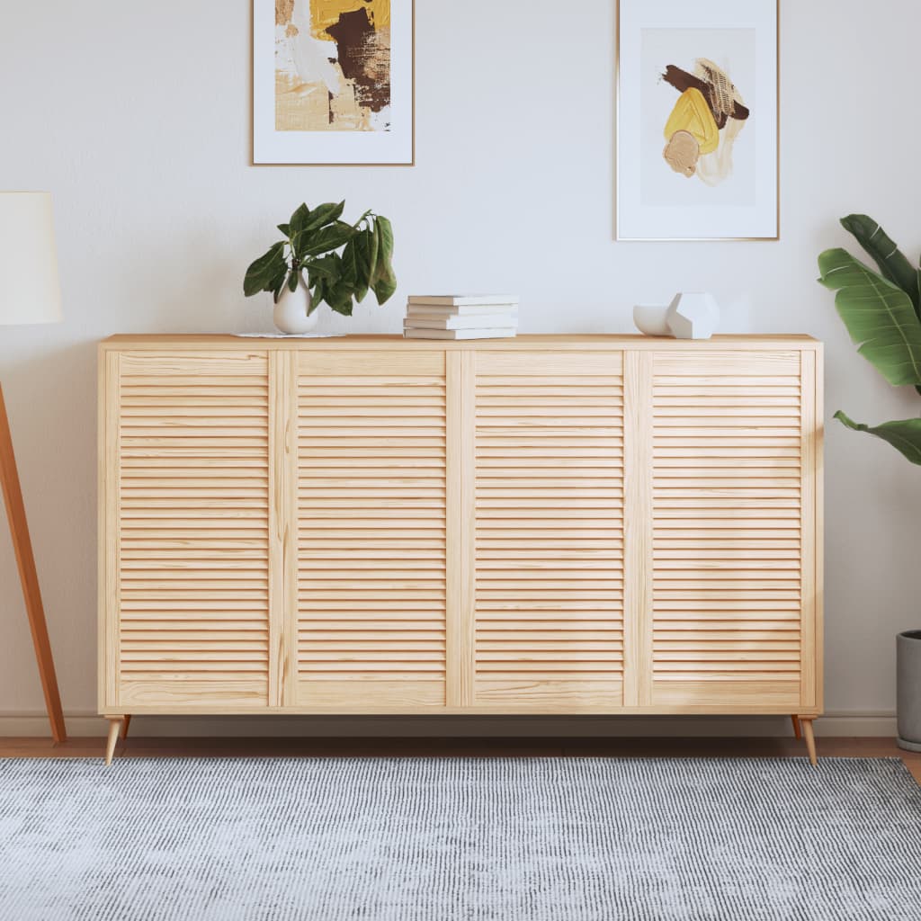 Ante Con Design A Lamelle 2 Pz 61,5X39,4 Cm In Legno Di Pino
